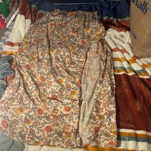 Size small full length Patrons of Peace G Blossom skirt with large slit